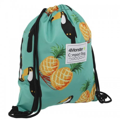Рюкзак-мішок 4Monster Compact Bag 440x375 мм, бірюзовий, код: T-SKB_B