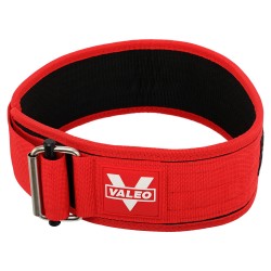 Пояс атлетичний текстильний Valeo спинка-10,5см, розмір S, червоний, код: TA-1148_SR Пояс атлетичний текстильний Valeo спинка-10,5см, розмір S, червоний, код: TA-1148_SR