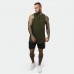 Майка GymBeam Clothing Cut Off Military S, зелений, код: 12332-GB