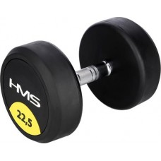 Гантель прогумована HMS HG Pro 1х22,5 кг, код: M-6421376-IN