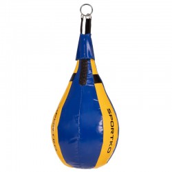 Груша боксерська підвісна Sportko 600x450 мм синій-жовтий, код: GP-4_BLY-S52