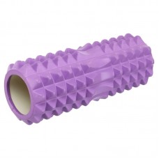 Ролер масажний циліндр (ролик мфр) FitGo Grid Spine Roller 330x130 мм, фіолетовий, код: FI-5847_V Ролер масажний циліндр (ролик мфр) FitGo Grid Spine Roller 330x130 мм, фіолетовий, код: FI-5847_V