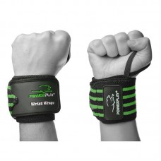 Бинти для зап"ясть PowerPlay Level 1 чорно-зелені, код: PP_3081_Black/Green