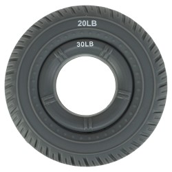 Еспандер кистьовий кільце з подвійним навантаженням Jello 2в1, навантаження 20LB-30LB, сірий, код: FI-0708_GR Еспандер кистьовий кільце з подвійним навантаженням Jello 2в1, навантаження 20LB-30LB, сірий, код: FI-0708_GR