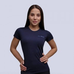 Футболка жіноча спортивна GymBeam Clothing TRN Navy S, темно-синій, код: 2192222-GB