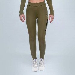 Легінси жіночі GymBeam Clothing Advanced Olive L, оливковий, код: 218534-GB