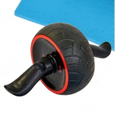 Ролик для преса зі зворотним механізмом BioGym чорний-червоний, код: FI-7066-S52 Ролик для преса зі зворотним механізмом BioGym чорний-червоний, код: FI-7066-S52