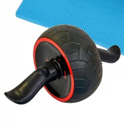 Ролик для преса зі зворотним механізмом BioGym чорний-червоний, код: FI-7066-S52 Ролик для преса зі зворотним механізмом BioGym чорний-червоний, код: FI-7066-S52