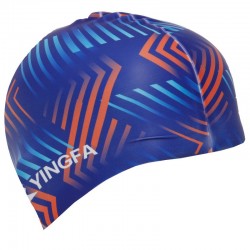 Шапочка для плавання Yingfa, синій-помаранчевий, код: C0080_BLOR