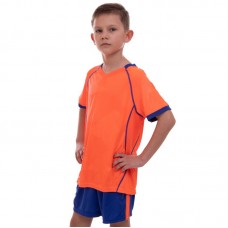 Форма футбольная детская PlayGame Lingo размер 28, рост 135-140, оранжевый-синий, код: LD-5019T_28ORBL-S52