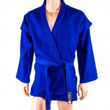 Самбовка (куртка, шорти) Velo зріст 160 см, синій, код: SVB-551660-WS