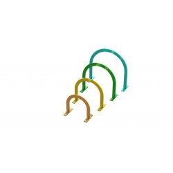 Дуги для підлізання Miros кольорові, 4 шт, код: H507