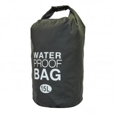 Водонепроникний гермомішок Tactical Waterproof 15 л, чорний, код: TY-6878-15_BK