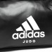 Дорожня сумка Adidas з білим логотипом Judo 800х400х370 мм, чорна, код: 15916-865