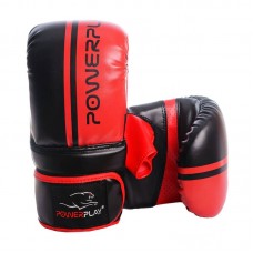 Снарядні рукавиці PowerPlay M, чорно-червоні, код: PP_3025_M_Red/Black