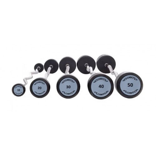 Набір вигнутих фіксованих штанг Technogym 10-50 кг, крок 10 вага, 150 кг, код: 131576-AX