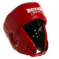 Шолом боксерський Boxer M червоний, код: 2027_MR-S52