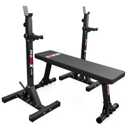 Тренувальний набір K-Sport пряма лава KSH024 + регульовані стійки KSH015, код: KSH076-IN