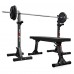 Тренувальний набір K-Sport пряма лава KSH024 + регульовані стійки KSH015, код: KSH076-IN