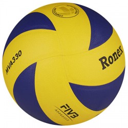 М"яч волейбольний Ronex RX-MVA330W №5, синьо-жовтий, код: RX-MVA330W-WS