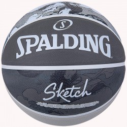 М"яч баскетбольний Spalding Sketch Jump Ball №7, сірий, код: 689344406121