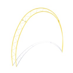 Арка вхідна Miros 4550х260х3670 мм, код: DIO901