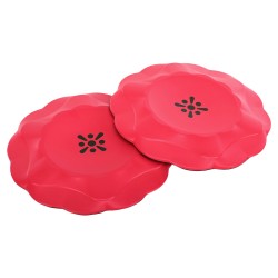 Підставка під коліно та лікоть для йоги 2 штуки Bloom Yoga Pads 190x15мм, червоний, код: LB7032-S52