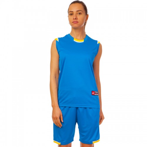Форма баскетбольна жіноча PlayGame Lingo Reward L (44-46), синій-жовтий, код: LD-8096W_LBLY