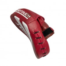 Лапа боксерська гнута Hard Touch 250x190x50мм, червоний, код: 00321-SNS