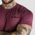 Футболка чоловіча GymBeam TRN Fitted Eggplant L, баклажаний, код: 121434-GB