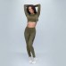 Спортивний топ GymBeam Clothing Advanced Olive L, оливковий, код: 218433-GB