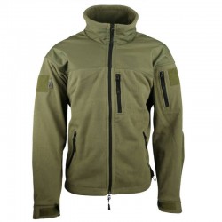 Фліс тактичний KOMBAT UK Defender Tactical Fleece S, оливковий, код: kb-dtf-olgr-s