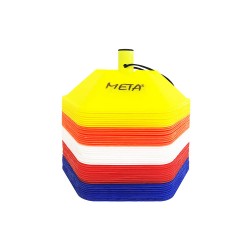 Набір розмічальних шестигранних фішок Meta Marker Cone Octagon Set of 50 жовтий, синій-помаранчевий, код: 080101513302