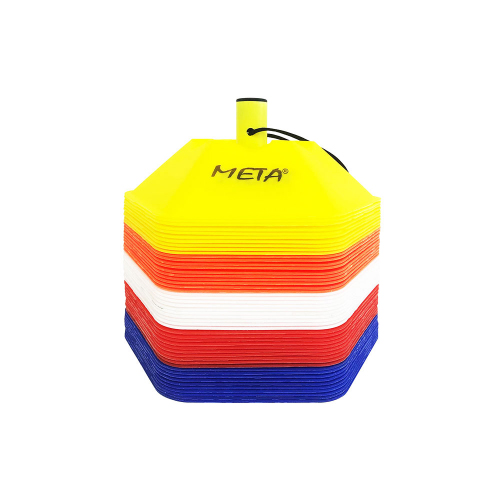 Набір розмічальних шестигранних фішок Meta Marker Cone Octagon Set of 50 жовтий, синій-помаранчевий, код: 080101513302