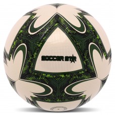 М"яч футбольний Hybrid Soccer Star To-Town №5 PU, білий-зелений, код: FB-4491-S52
