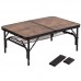 Стіл Bo-Camp Decatur 90x60 см Black/Wood look, код: DAS301467-DA