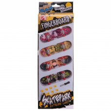 Фингерборд-мини скейт PlayBaby  4 фингерборда, код: 998-3-S52