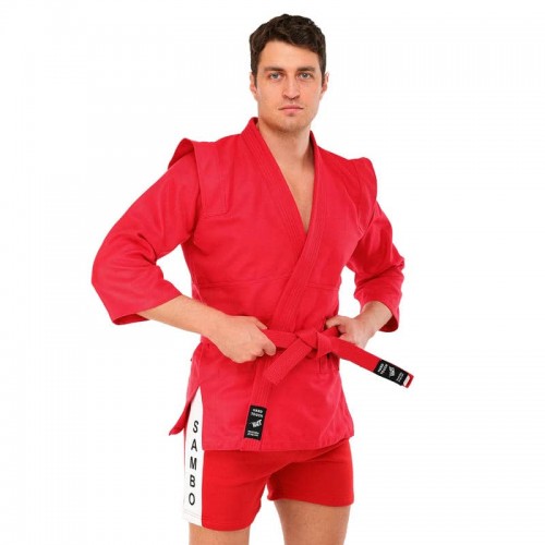 Кімоно для самбо Hard Touch, розмір 3 (зріст 160 см), червоний, код: CO-4676_3R Кімоно для самбо Hard Touch, розмір 3 (зріст 160 см), червоний, код: CO-4676_3R