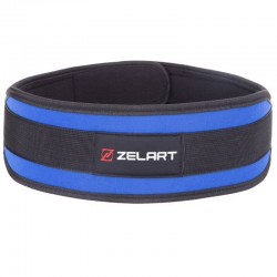 Пояс атлетичний посилений регульований Zelart XXL, синій, код: SB-165521_XXL