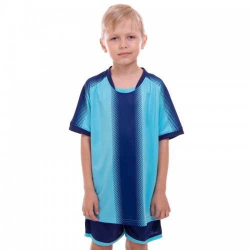 Форма футбольна дитяча PlayGame розмір 2XS, ріст 130, м"ятний-синій, код: D8825B_2XSMBL-S52