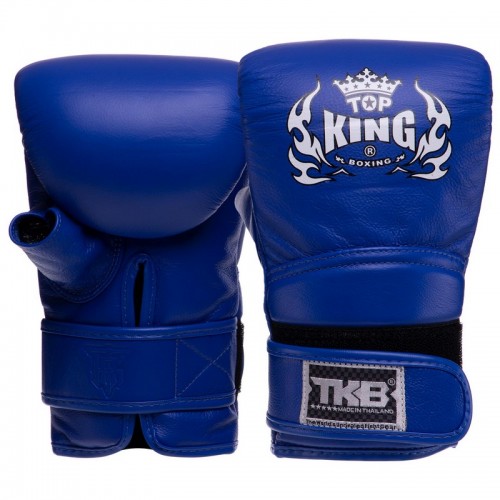 Снарядні рукавички Top King шкіряні S, синій, код: TKBMU-OT_S_BL-S52