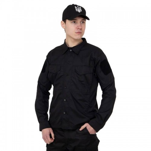 Кітель тактичний Tactical Military Rangers 3XL (52-54), чорний, код: ZK-JK6006_3XLBK