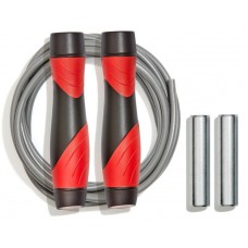 Скакалка Reebok Premium Skipping Rope чорний-червоний 280 см, код: 885652022668