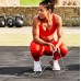 Скакалка Reebok Premium Skipping Rope чорний-червоний 280 см, код: 885652022668
