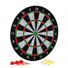 Дартс із Флока Flocked 6 дротиків і мішень Baili17"х1/2" (43х1,3см), код: SJ-17316