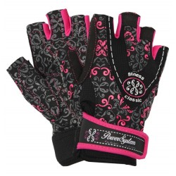 Рукавички для фітнесу жіночі Power System Classy M, рожевий, код: PS_2910_M_Black/Pink