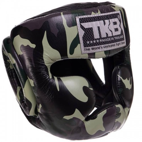 Шолом боксерський з повним захистом шкіряна Top King Empower Camouflage S камуфляж сірий, код: TKHGEM-03_SG-S52 Шолом боксерський з повним захистом шкіряна Top King Empower Camouflage S камуфляж сірий, код: TKHGEM-03_SG-S52