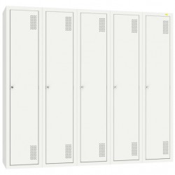 Шафа для одягу металева Emby, 5 секції, код: ШОМ-400/5