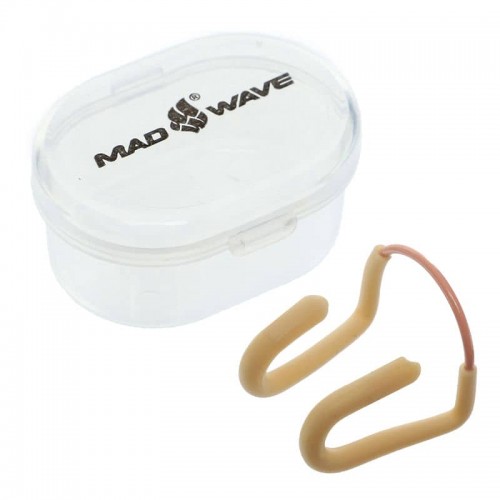 Затиск для носа MadWave бежевий, код: M071402000W-S52 Затиск для носа MadWave бежевий, код: M071402000W-S52