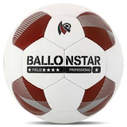 М"яч футбольний Ballonstar №5, білий-червоний, код: FB-4352_R